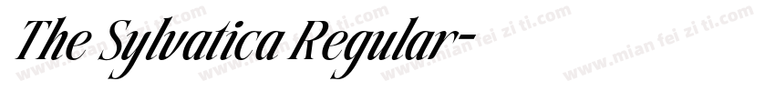 The Sylvatica Regular字体转换